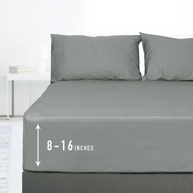 Effective Sunflower California King Fitted Sheet 1-Piece Deep Pocket Fitted Bottom Sheet Artisan