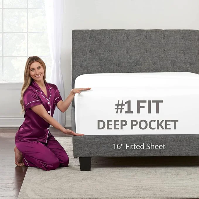 Reliable Kids White Twin-XL Fitted Sheets Only User-Friendly