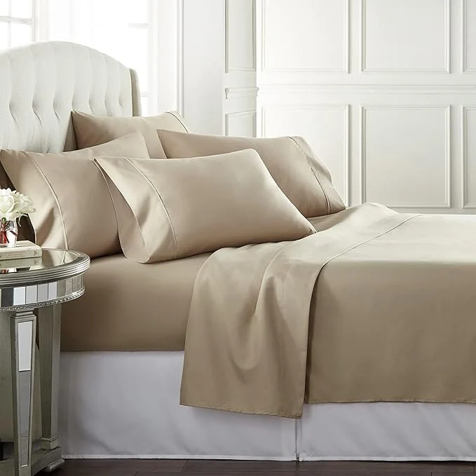 Relaxed Danjor Linens Bed Sheet Set Cal King Sustainable