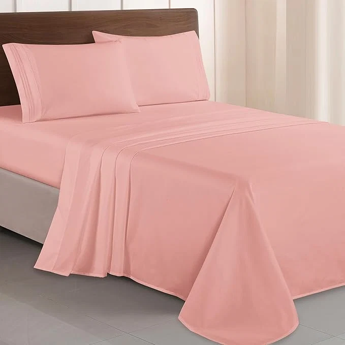 Stylish Elegant Comfort Luxurious 1500 Premium Hotel Quality Microfiber Three Line Enhanced