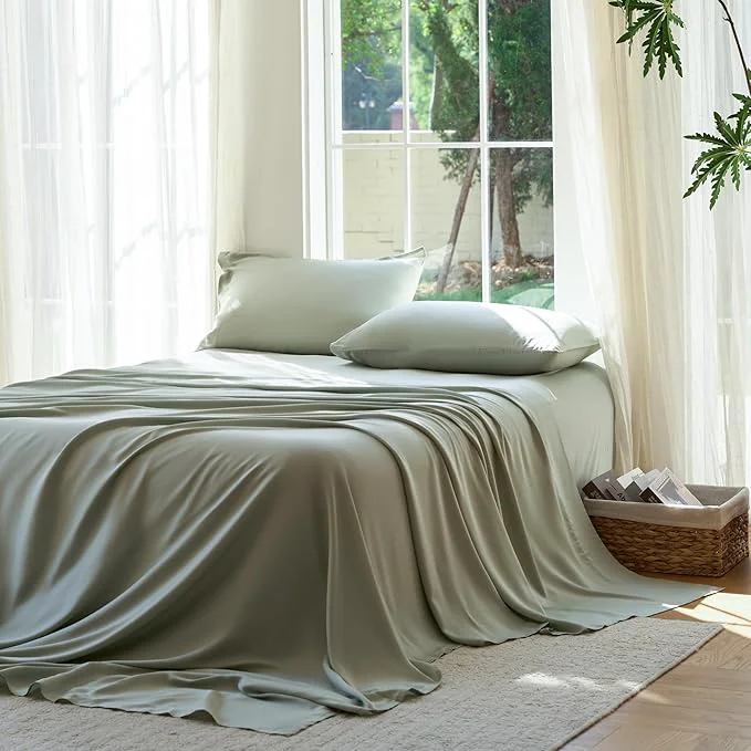 Artisan DOZ Sheet Set Viscose derived from Bamboo Organically Grown Buttery Soft Secure