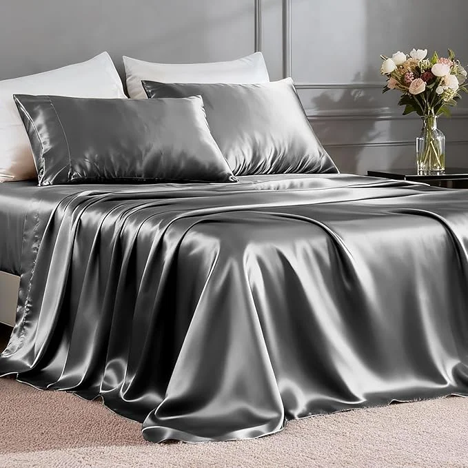 Premium Material FreshCulture Satin Sheets Full Size Original