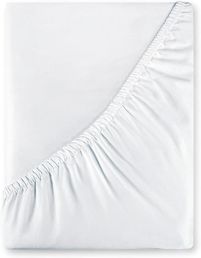 Sophisticated Royale Linen 400 Thread Count American Grown Cotton Fitted Sheet Twin Size World-Class