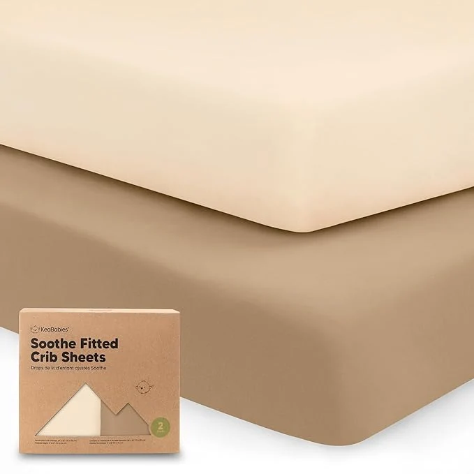 Casual KeaBabies 2-Pack Organic Crib Sheets Enhanced