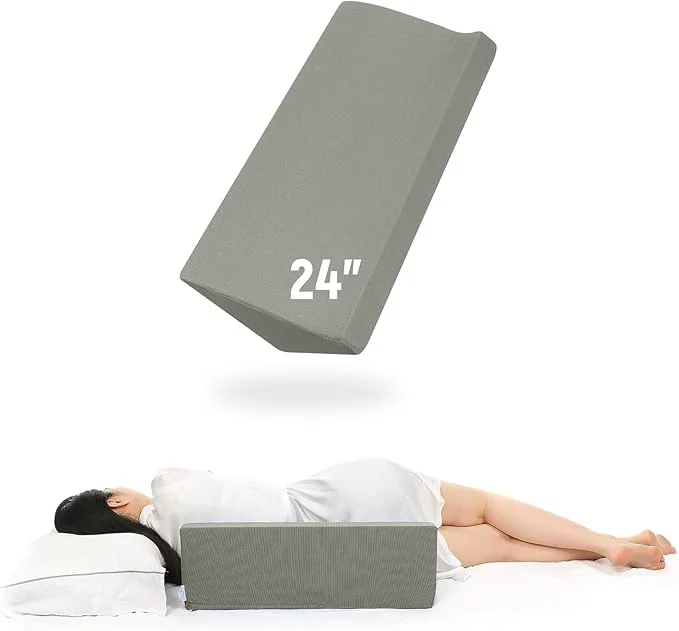 Verified Fanwer 24in Bed Wedge Pillow for Sleeping Body Position Wedges Back Positioning Eco-Friendly