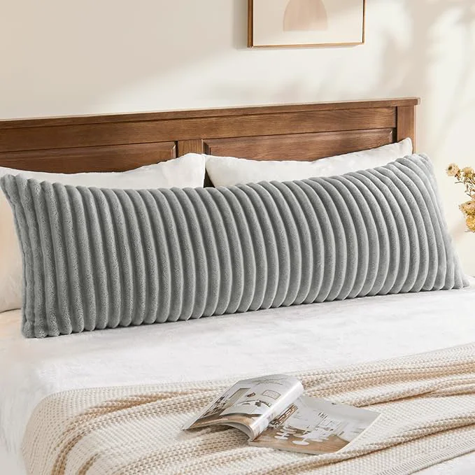 Dependable BEDELITE Fluffy Faux Fur Body Pillow Cover Breathable