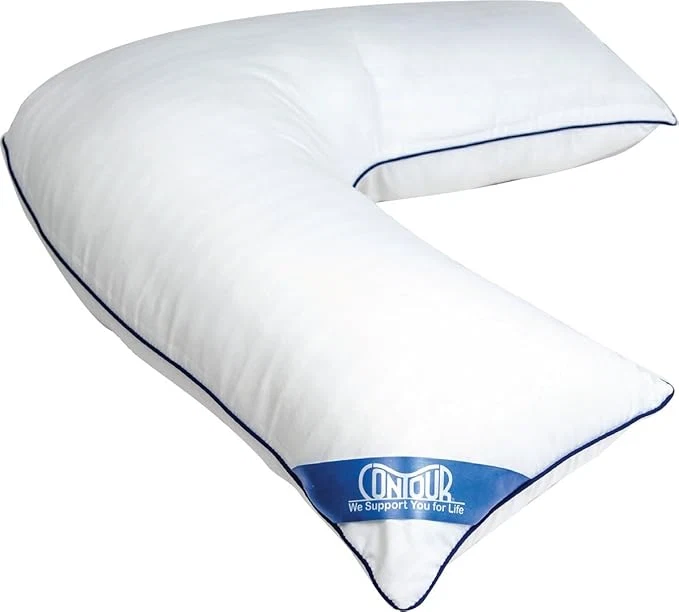 Clean Contour L Shaped Bed Body Support Pillow Modern