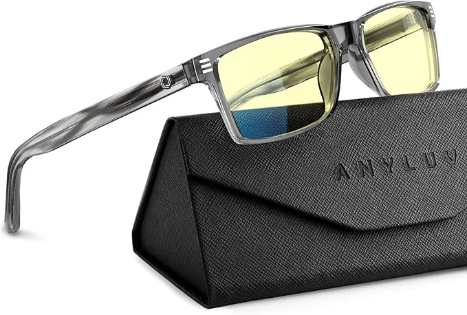 Solid ANYLUV Blue Light Glasses Men Woman Eye Strain Relief Eye Protection Specialty