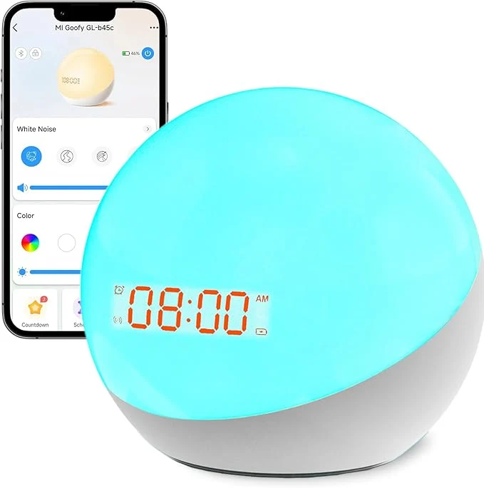 Luxury Ready to Rise Children’s Sleep Trainer Night Light Alarm Clock Toddler Safe