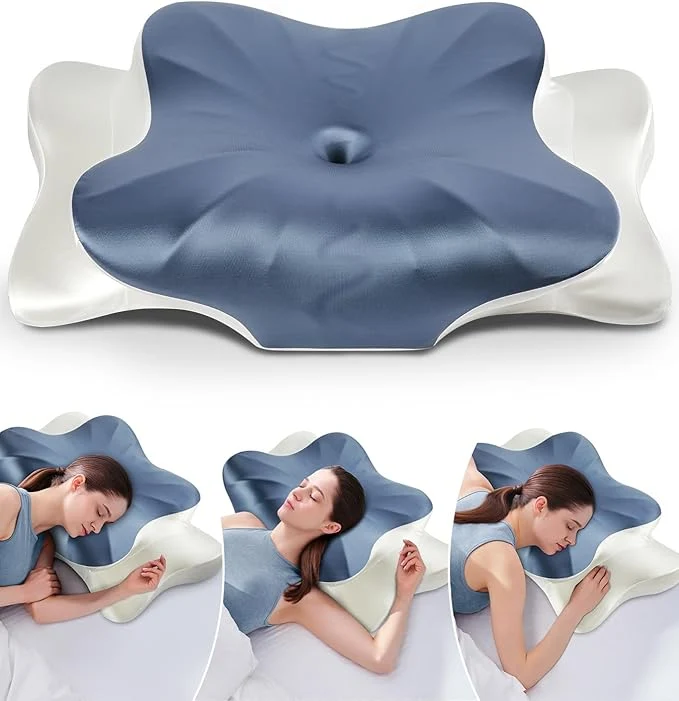 World-Class DONAMA Cervical Pillow for Neck and Shoulder Pain Relief Cooling Contour Refined