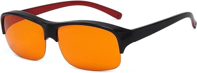 Detailed Eyekepper Anti-Blue Light Blocking Fitover Glasses Wear Over Computer Breathable