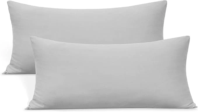 Environmentally Friendly 2-Pack Stretch King Pillow Cases Minimalist