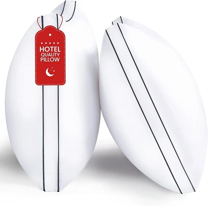 Sustainable ROUMEA Pillows Standard Size Set of 2 Bed Pillows First-Class