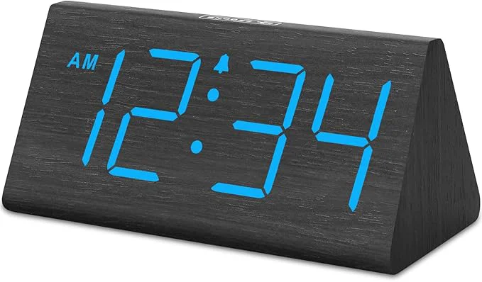 Secure DreamSky Wooden Digital Alarm Clocks Next-Generation