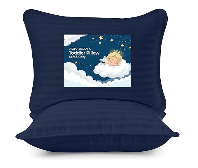 Traditional Utopia Bedding Toddler Pillow 13×18 Small Kids Pillow High-End
