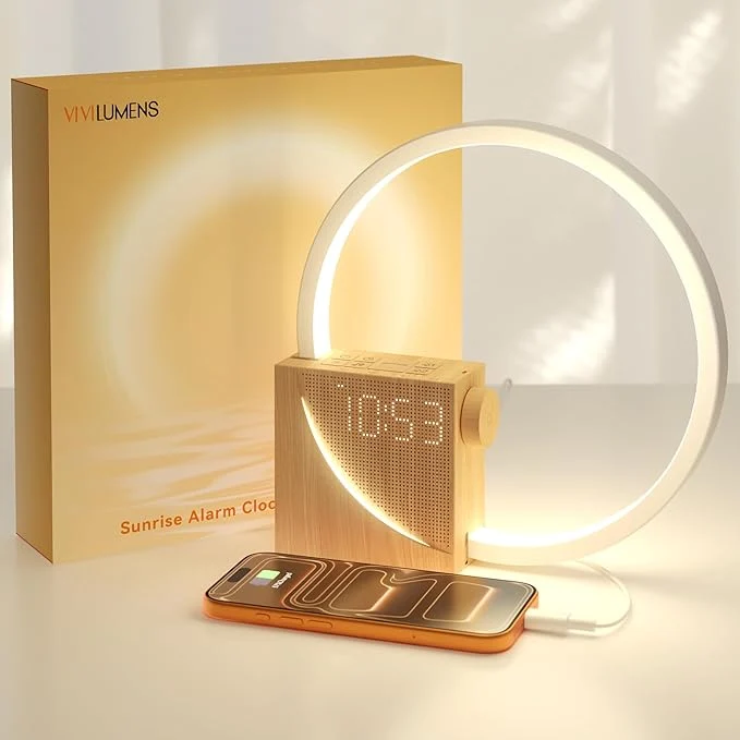 High-Grade Vivilumens Sunrise Alarm Clock Sound Machine Nightlight Gradual Wake Up Light Original Design