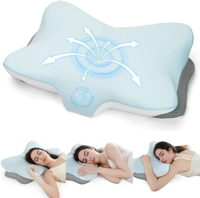 Quality Ergonomic Cervical Pillow for Neck Support Memory Foam Orthopedic Contour Side Fine Crafted