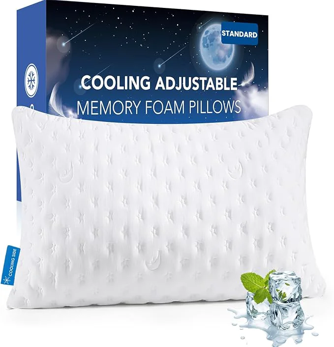 Dependable KUCEY Cooling Side Sleeper Pillow Easy-to-Use