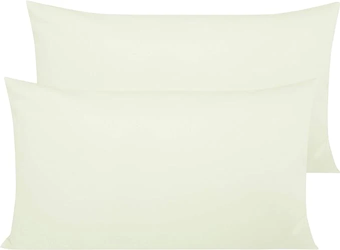 Organic NTBAY Egyptian Cotton King Pillowcases Breathable