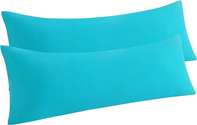 Comfortable NTBAY Body Pillow Cases Set of 2 2 Pack Brushed Microfiber 20×54 Pillow Cases Recyclable