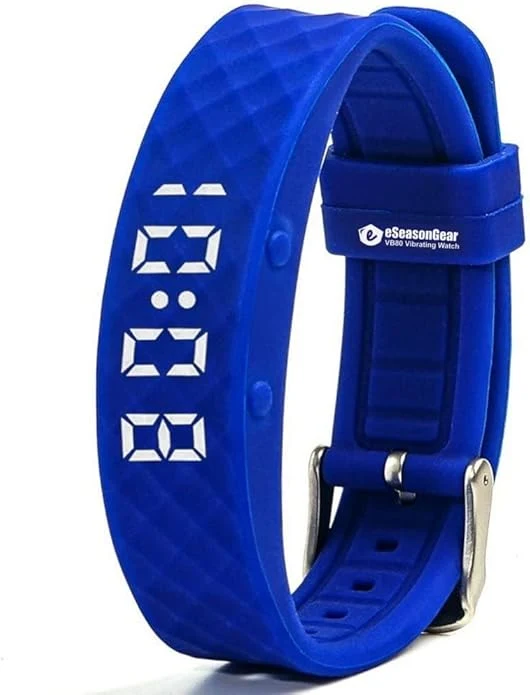 Minimalist VB80 12 Alarm Vibrating Watch Silent Vibration Shake Wake ADHD Medication Solid