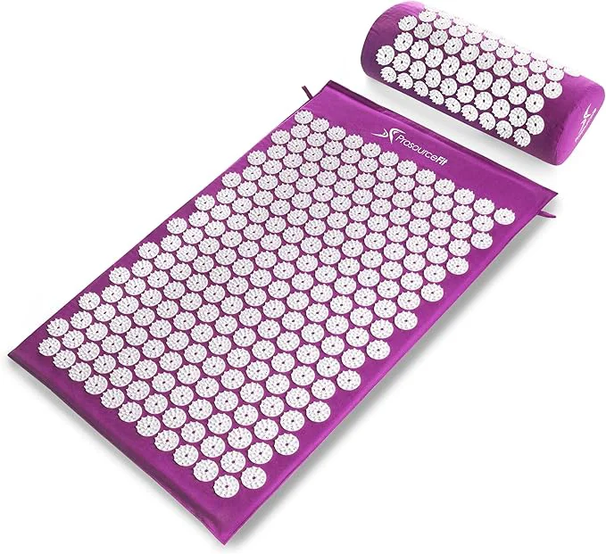 Smooth ProsourceFit Acupressure Mat and Pillow Set Breathable