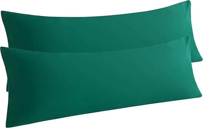 Traditional NTBAY Body Pillow Cases Set of 2 2 Pack Brushed Microfiber 20×54 Pillow Cases First-Class