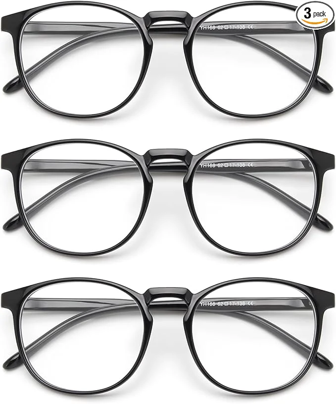 Comfortable IBOANN Chic Comfy Blue Light Glasses Certified