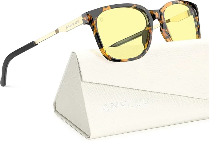 Genuine ANYLUV Blue Light Glasses for Men Lightweight Computer Gaming Glasses High-Grade