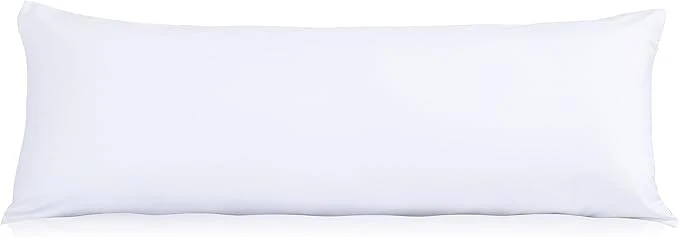 Durable Evolive Ultra Soft Microfiber Body Pillow Cover Pillowcases 21 x54 Natural