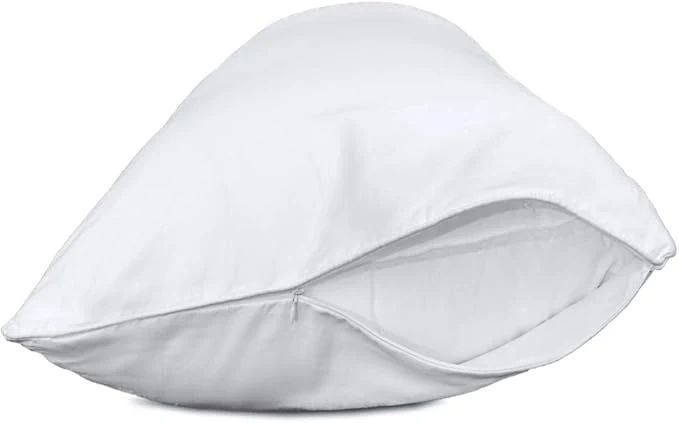 Fast Precoco Queen Pillow Cases Set of 2 Cotton White Pillowcases Queen Size Soft