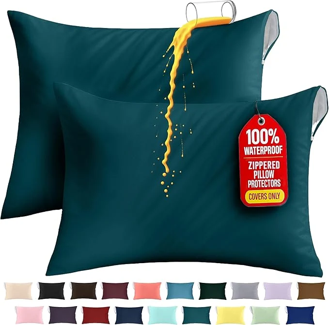 Reusable Utopia Bedding Premium Waterproof Pillow Protectors Fine Crafted