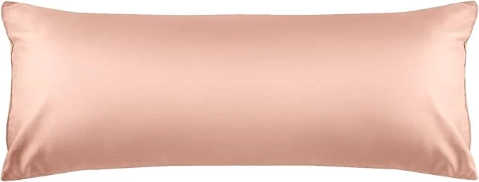 Smooth Warmstar Cotton Body Pillow Cover 1 Pack 600 Thread Count Body Pillow case Natural