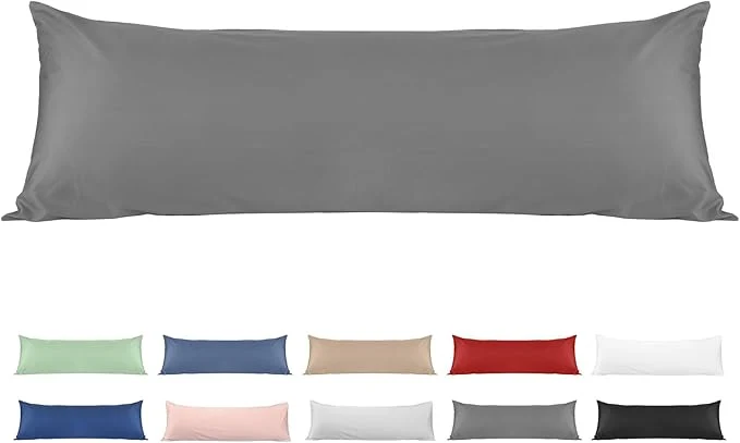 Superior Cotton Body Pillow Case Deep Dream 20×54 Body Long Pillow Pillowcases Solid
