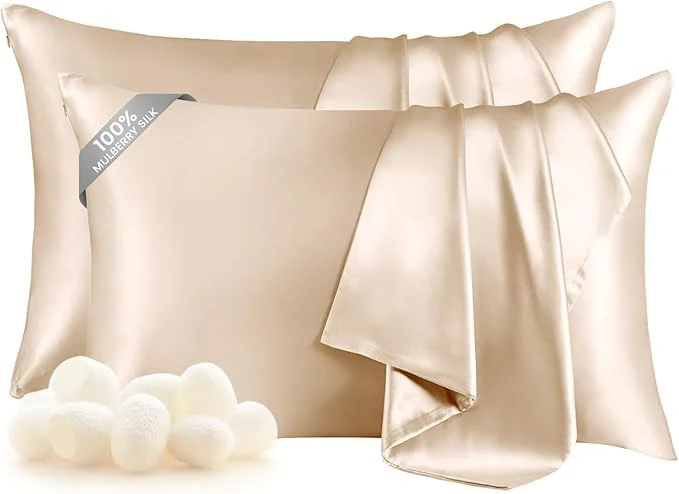 Official THXSILK Set of 2 Mulberry Silk Pillowcases Certified