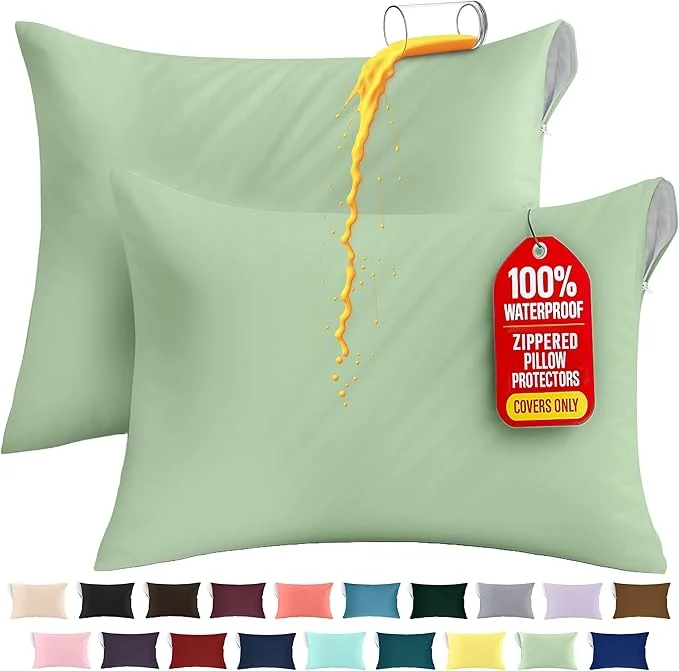 Classic Utopia Bedding Premium Waterproof Pillow Protectors Certified
