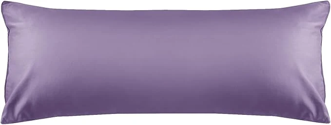 Powerful Warmstar Cotton Body Pillow Cover 1 Pack 600 Thread Count Body Pillow case Natural