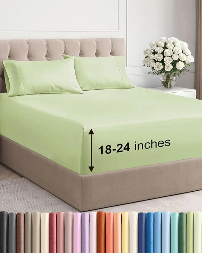 Safe Extra Deep King Sheet Set First-Class