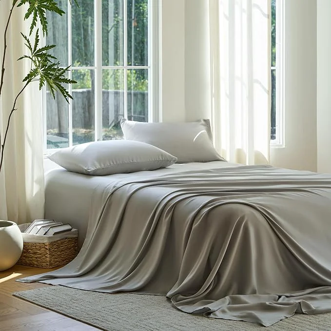 Fine Crafted DOZ Sheet Set Viscose derived from Bamboo Organically Grown Buttery Soft