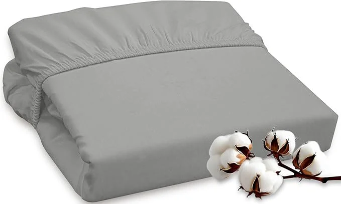 Certified ROYALE LINENS 300 Thread Count Long Staple Combed Cotton Fitted Sheet Twin Verified