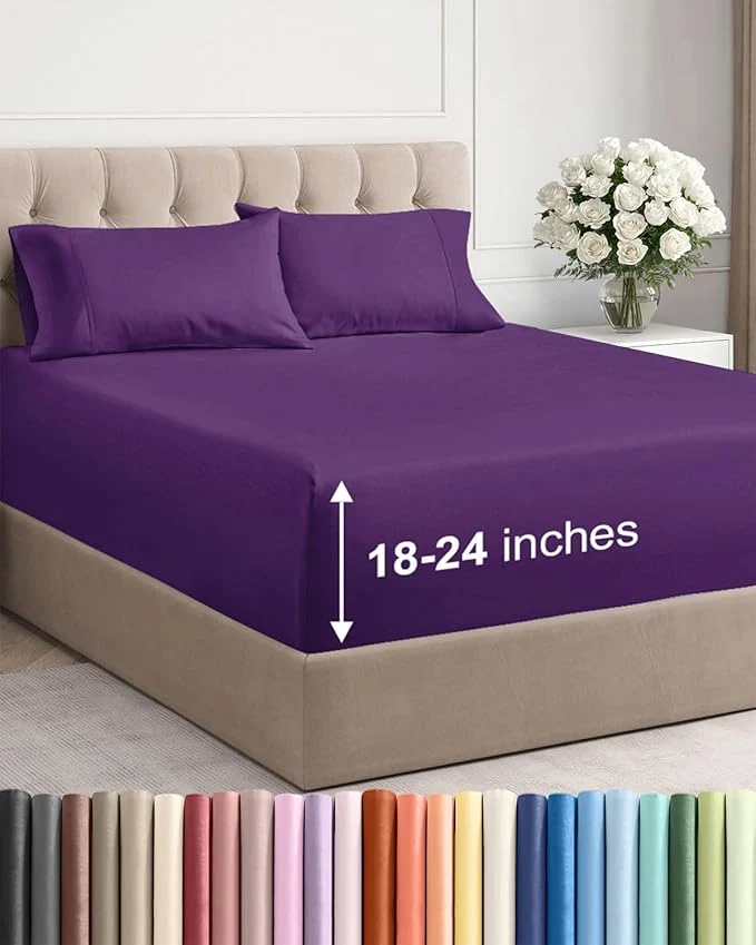 Secure Extra Deep King Sheet Set Fashionable