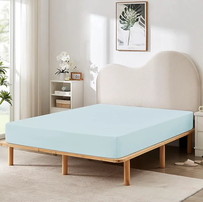 Exceptional HBHLFZ Queen Fitted Sheet Only Soft Breathable Bottom Sheet Convenient