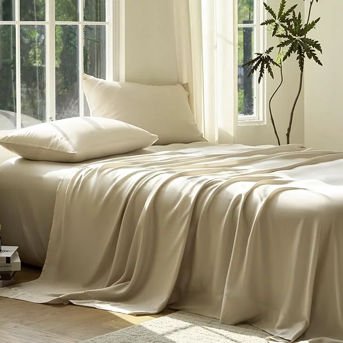 Durable DOZ Sheet Set Viscose derived from Bamboo Organically Grown Buttery Soft Proven