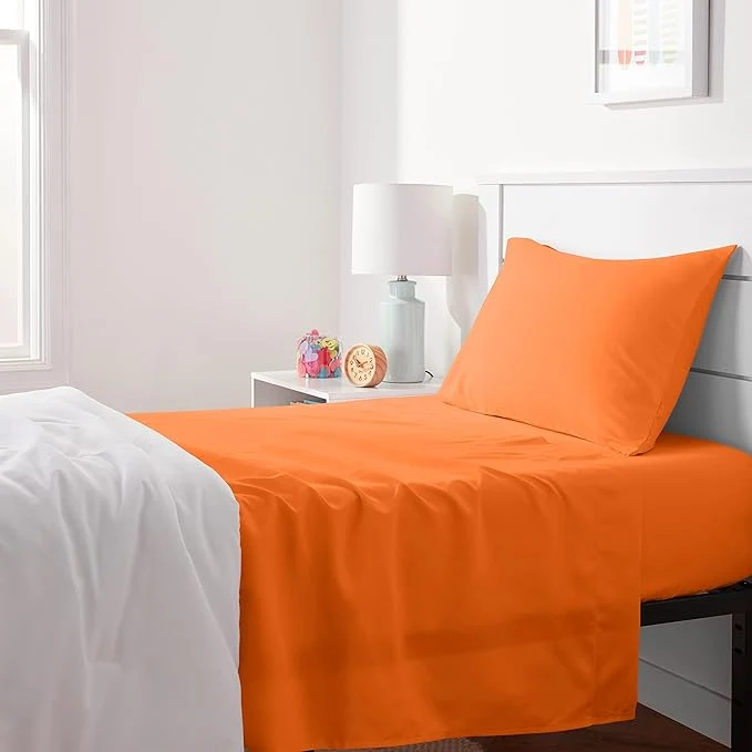Reliable Amazon Basics Kid’s Soft Breathable Easy-Wash Microfiber 3-Piece Sheet Set Expertly Made
