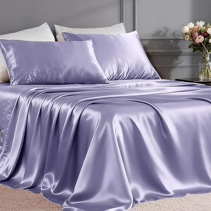 Original Design FreshCulture Satin Sheets Full Size Fast