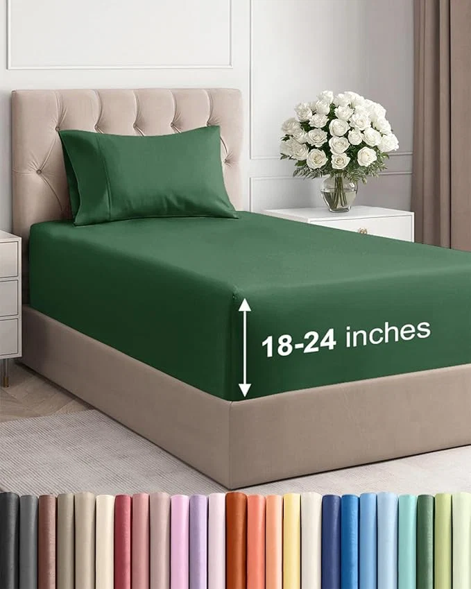 Soft Extra Deep Twin Sheet Set Sophisticated