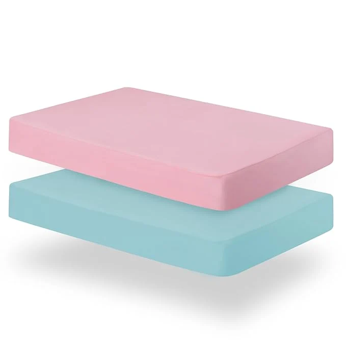 Modern Biloban Crib Sheets Fitted 2 Pack Sheet Fits Standard Crib Mattress Neutral Outstanding