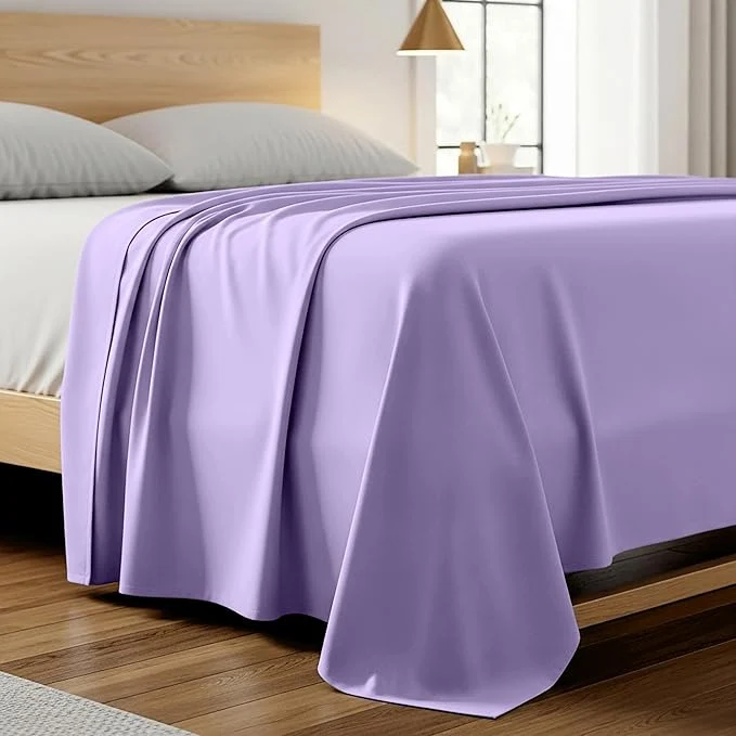 Elite Mellanni King Size Flat Sheet Minimalist