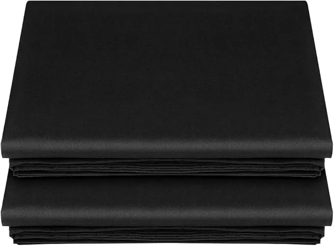 Enhanced Lirex 2-Pack Queen Size Flat Sheet Set Ultra-Soft Brushed 1800 Microfiber Original