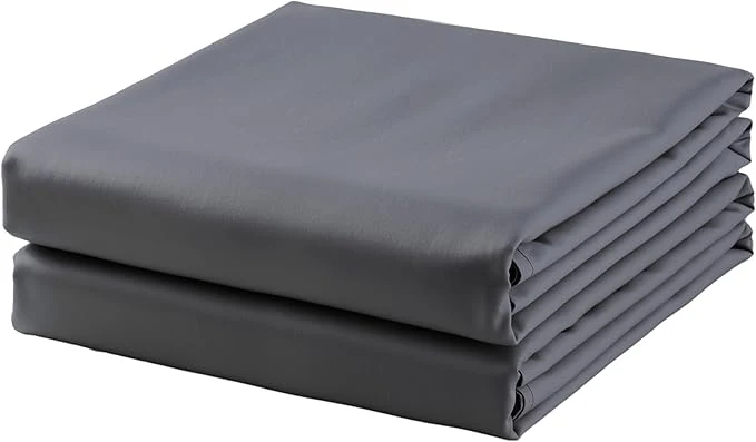 Exclusive 2-Pack Cotton Full Flat Sheet Only 600 Thread Count Egyptian Cotton Top Flexible